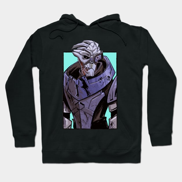 Garrus Vakarian - Mass Effect Hoodie by markodjeska